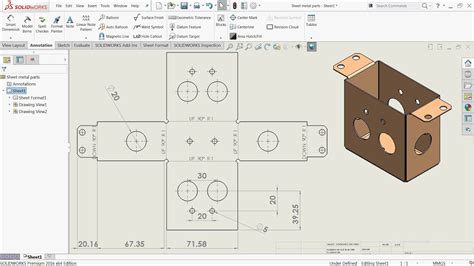 sheet metal part dimensioning|sheet metal drawing symbols.